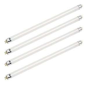 Lot of 2 Packs (4 Bulbs) – F8T5 Fluorescent Tube Bulbs – 8W 4100K Cool White